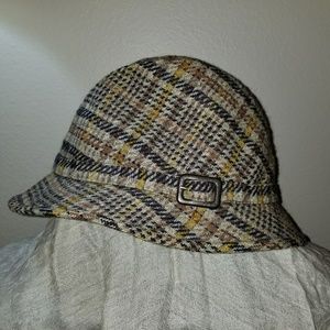 Lock & Co. Plaid Wool Tweed Hat
